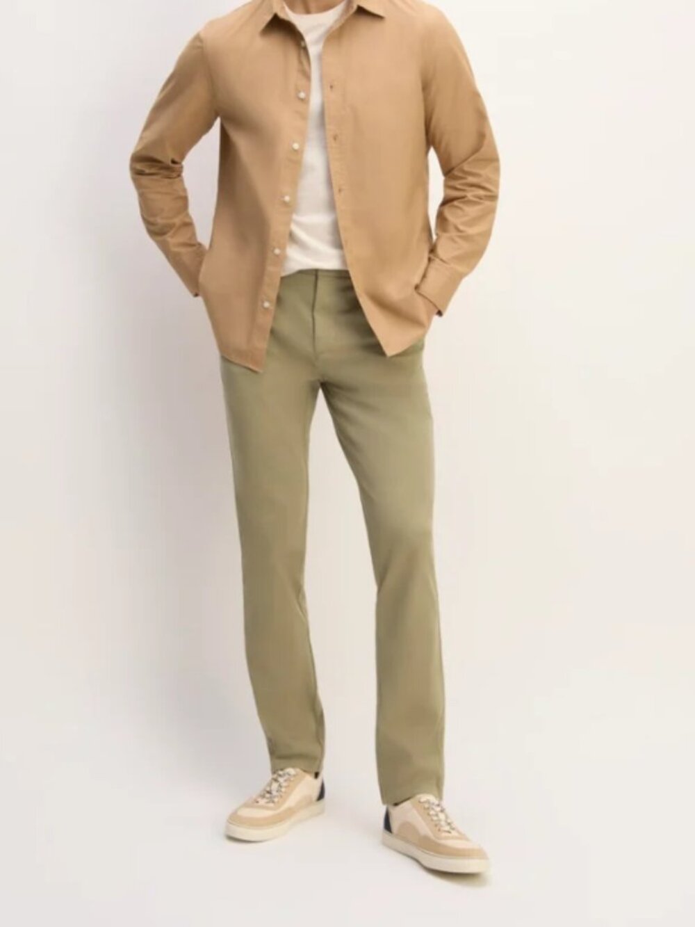 Everlane The Performance Chino Slim Fit Pale Green Size 30x30